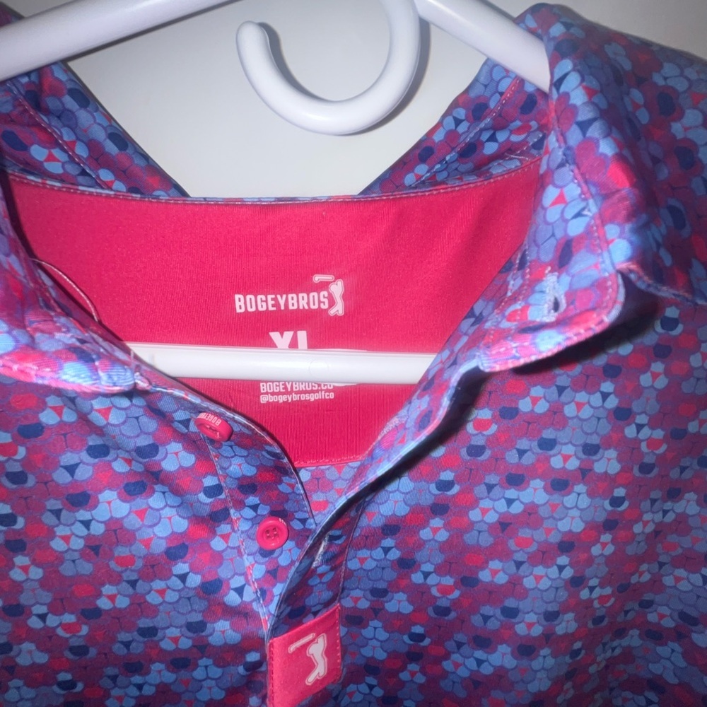 Bogey Bros Whale Tail Golf Polo Shirt, Men's - Picture 3 of 3